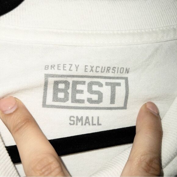 NIP Best x Breezy Excursion White DMX 9 mm Doves Cry Long Sleeve Size Small - Picture 3 of 4
